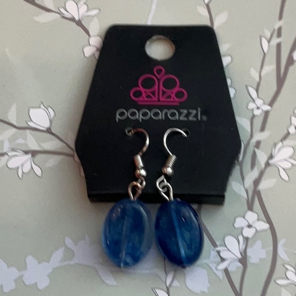 ❄️ Paparazzi | Blue Dangle Earrings Jewelry Collection Shabby Chic